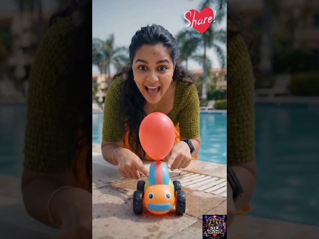 I’d pick “This Balloon Made a Car Move?! yt short  😱”. #viral short @sixsciencesisters