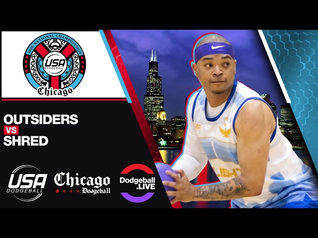 Outsiders vs Shred [Foam Open Final] 2026 USA Dodgeball National Championships