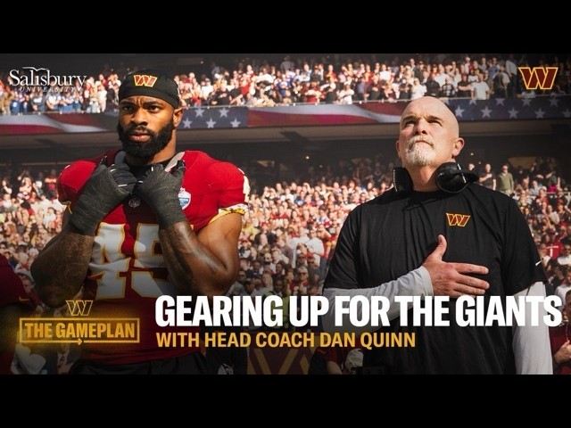 HC Dan Quinn Previews Giants Vs. Commanders | Washington Commanders | The Gameplan | NFL