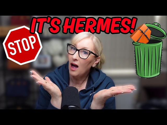 THROWING LUXURY HERMES ITEM AWAY! No!!!