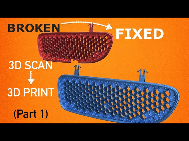 Broken Part → Working 3D Print | Skip Reverse Engineering with 3D Scanning