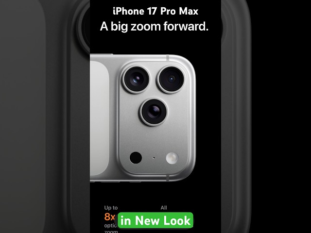 iPhone 17Pro Max with New Look #iphone #iphone17pro