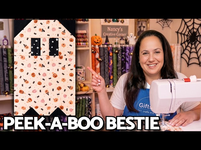 Boo To You Mystery Quilt Along | Peek-A-Boo Bestie Block!