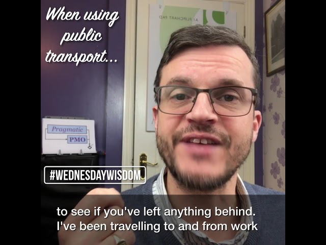 When using public transport