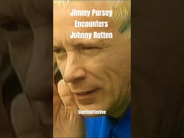 Jimmy Pursey on Johnny Rotten #scottishteevee