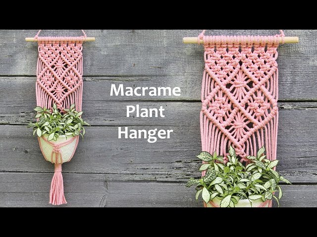 Easy Macrame Plant Hanger Tutorial 29 | Макраме Кашпо для Цветов | Macrame Tutorial