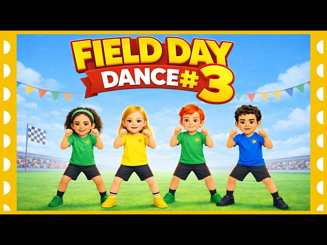 Sports Day Song for Kids [End Dance] | Field Day Dance No. 3 | We Did It!
