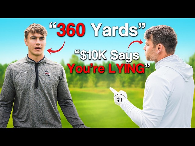 Internet HATER Claims to Hit 360 Yard Drives | So We Made Him PROVE IT