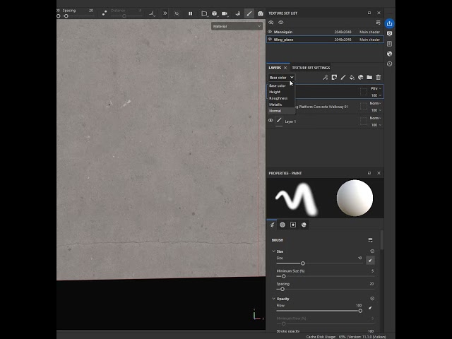 Quick Steps to Using Clone Tool in Substance Painter #shorts