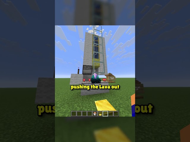 Redstone Geyser Elevator #minecraft