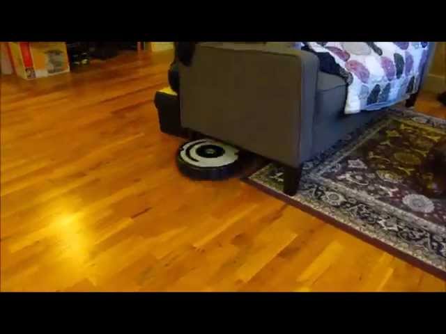 iRobot Roomba - Time Lapse video 15 minutes in 2 minutes