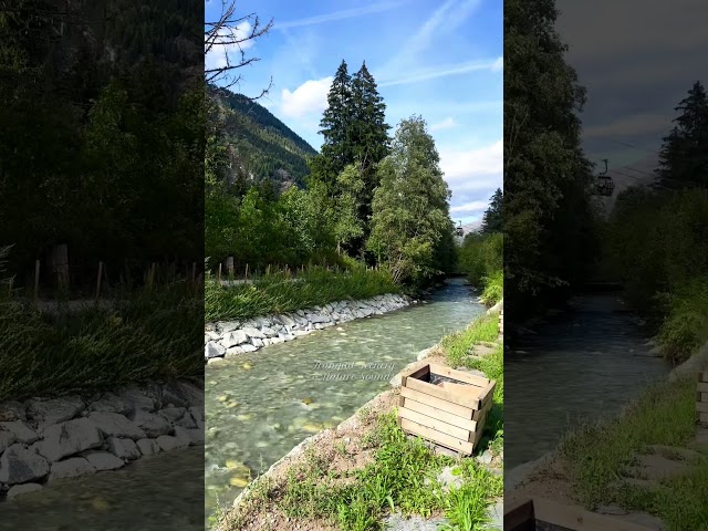Serenity Found in Alps ⛰️#mountain #alpineadventure  #riversounds