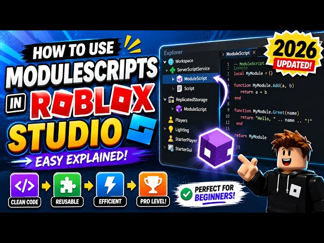 How to Use ModuleScripts in Roblox Studio (2026)
