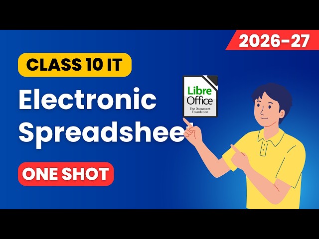 Electronic Spreadsheet Class 10 IT 402 [2026-27]