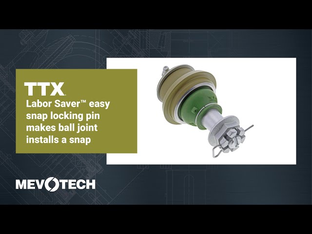 LABOR SAVER™ EASY SNAP LOCKING PIN MAKES BALL JOINT INSTALLS A SNAP