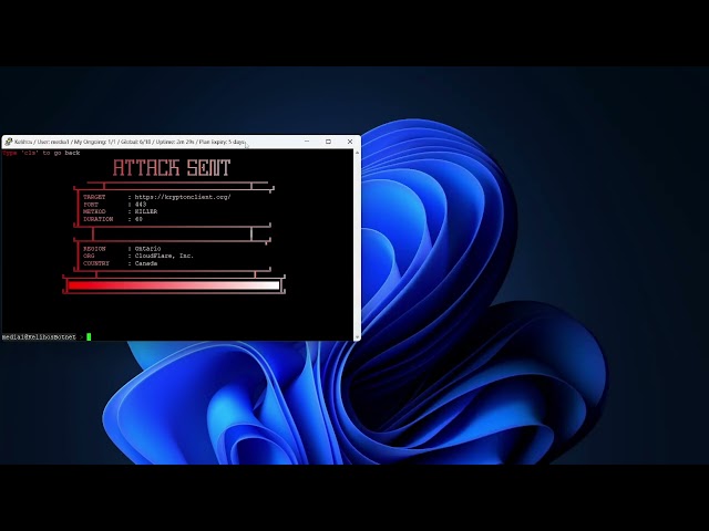 Kelihos network - L7 SHOWCASE - Krypton Client