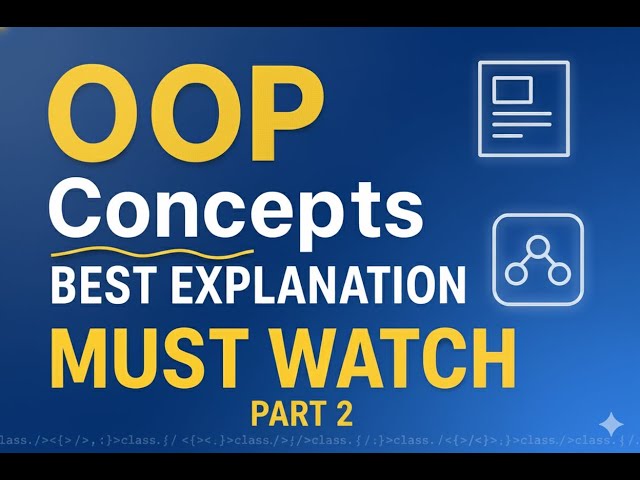 OOPs Concepts in C++ 🔥 | Explained with Real-Life Examples | Easy for Beginners