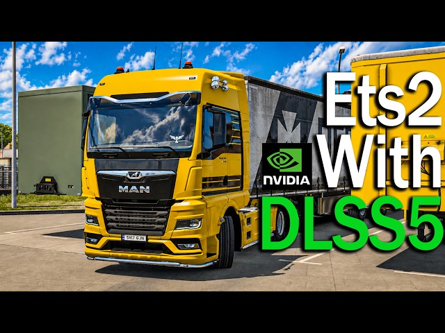 ETS2 With DLSS5: Chilling on the Coast with a Controller