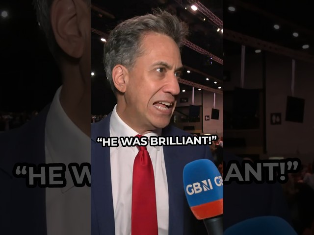 Ed Miliband gives IMMEDIATE REACTION to Chancellor John Healey's Labour conference speech