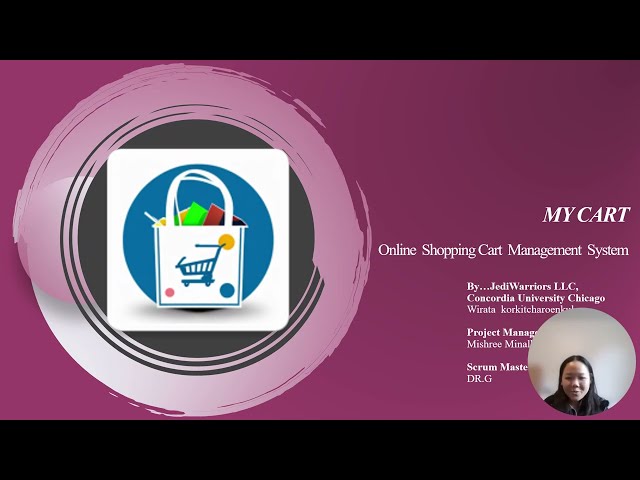 MY CART- Online  Shopping Cart  Management  System