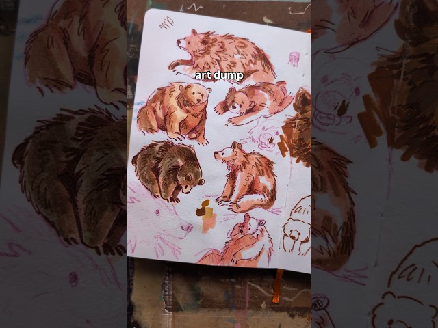 I finished my sketchbook