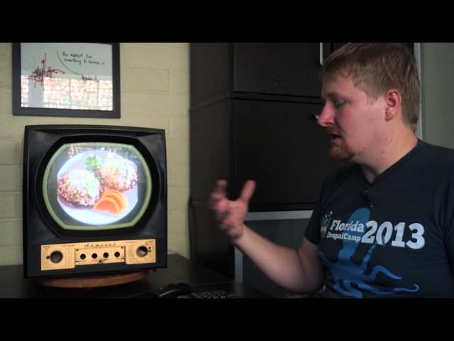 Retro Admiral Television with Raspberry Pi and XBMC