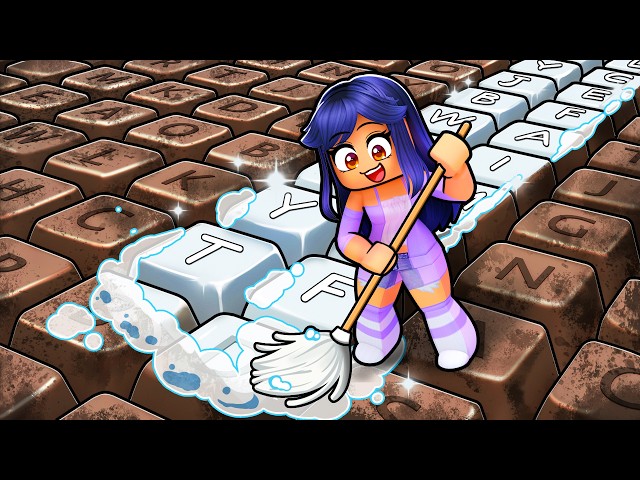 Cleaning KEYCAP ASMR in Roblox!