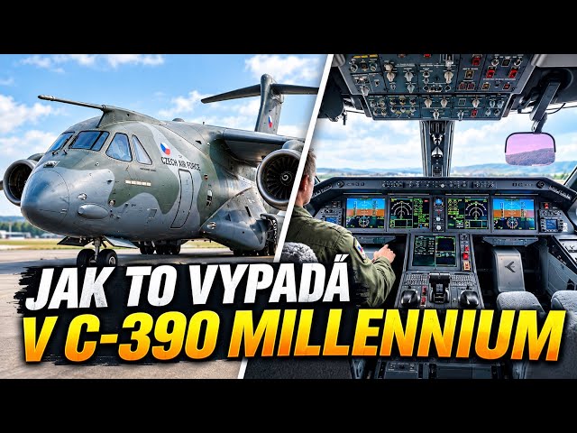 🇨🇿 TAKHLE VYPADÁ C-390 AČR ZE VNITŘ! ✈️