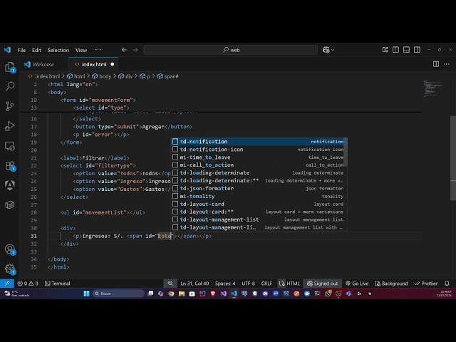 Practicing HTML, CSS, and JS