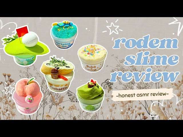 $120 rodem slime shop haul! 100% honest review ~slime asmr~
