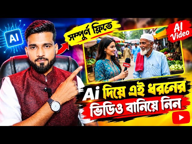 AI ভিডিও বানানো শিখুন | মোবাইল দিয়ে AI Video তৈরি | AI Video Tutorial বাংলা | AI দিয়ে ভিডিও তৈরি