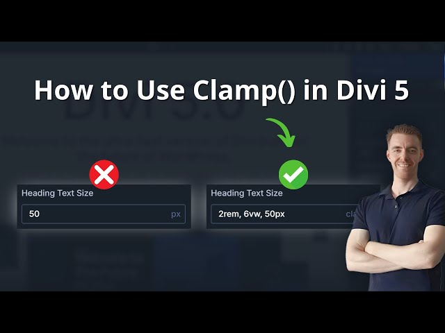 How to Use clamp() in Divi 5 for Perfect Responsive Font Sizes