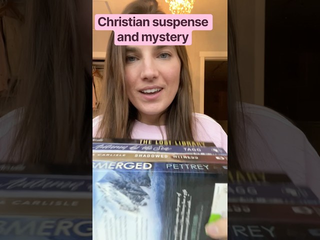 Christian suspense and mystery books! #christianbooktube #christianbooks
