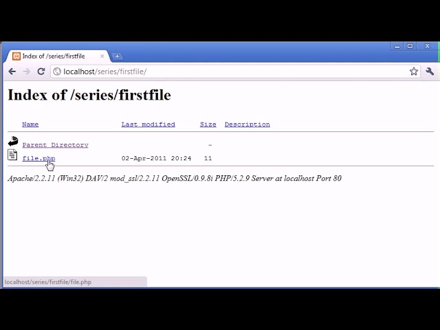 PHP 5  Writing Your First PHP File