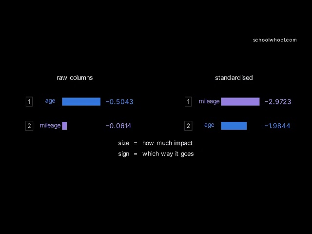 Why Comparing Machine Learning Coefficients Can Completely Mislead You #datascience