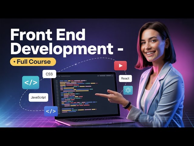 🎓 Front-End Development Full Course 2025 💻 (HTML, CSS, JS + Projects) 🚀