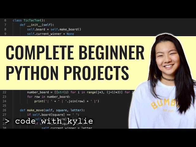 2 Beginner Python Project Ideas (+ Tutorials) | Learning Python for Beginners | Code with Kylie #5