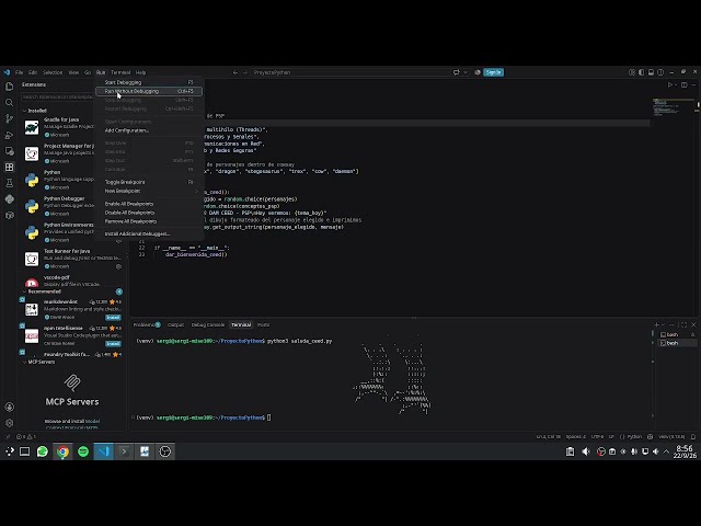 Introducción a Python -  Ejemplo de uso de venv y depuración básica