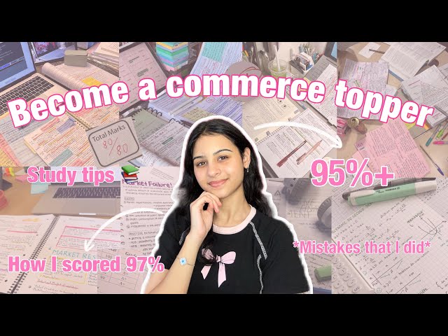 How I scored 97% in 12th boards and you can too! 🤍*commerce* , *study tips* & more