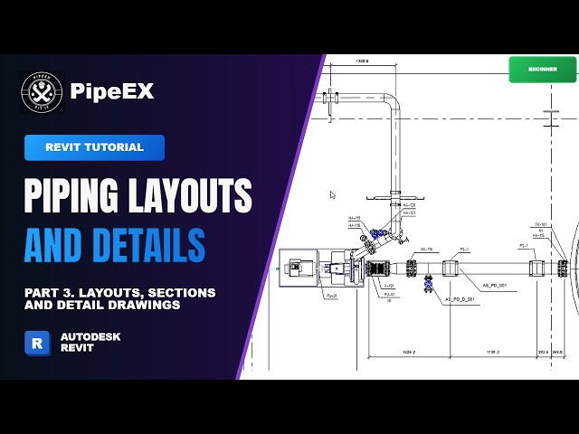 Revit Piping Layouts & Details: Tags, Filters & Sheets (Part 3)