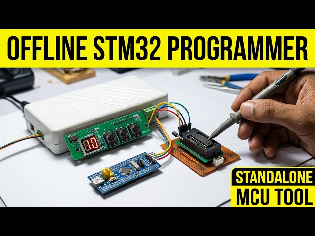 Offline STM32 MCU programmer | stm32 program without computer