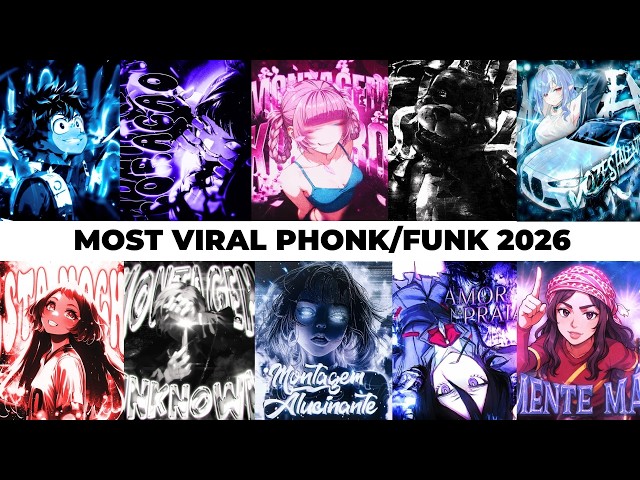 MOST VIRAL PHONK/FUNK PLAYLIST 🔥 | TIKTOK PHONK 2026🔥