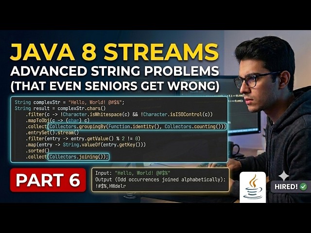 Advanced Java 8 Streams String Problems That Even Senior Devs Get Wrong