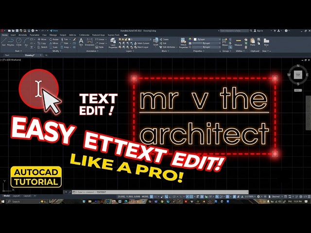 AutoCAD Tutorial: Fix & Edit Text Instantly! #autocad