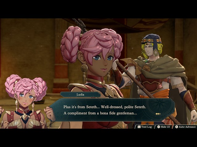 Ludia & Seteth Support Conversations | Fire Emblem: Fortune's Weave