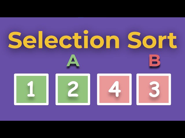 Selection Sort in 2 min (Python)