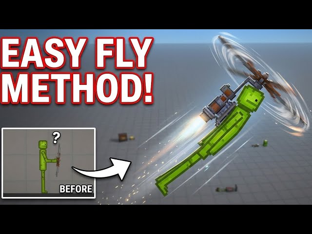     How to Make Melon Fly in Melon Sandbox! 🚀