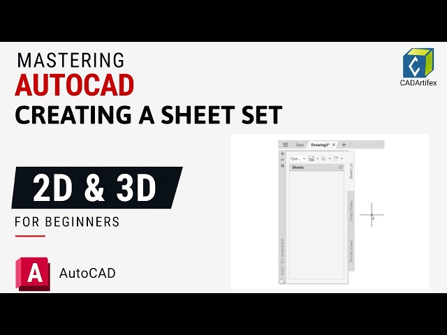 CREATING A SHEET SET IN AUTOCAD