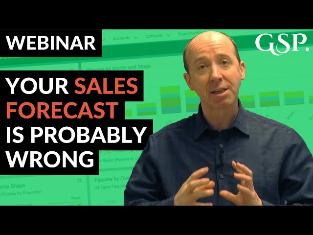Your Sales Forecast Is Probably Wrong (So I Held This Webinar On Getting It Right)