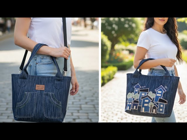 ✂️How to sew a stylishhandbag  :Easy way sewing cute handbag(diy)sewing projects 